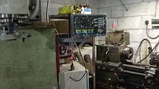 установка УЦИ на фрезер FV321M