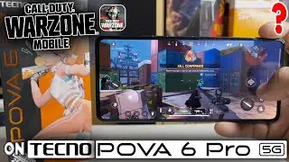Call of Duty: WARZONE Mobile Game Test on Tecno Pova 6 Pro 5G! MP & BR TEST! | GOODS BA?