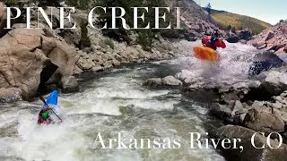 Pine Creek (V-) Short film | Whitewater Kayaking on the Arkansas River, Colorado