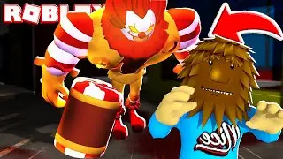 Getting Chased By An Evil Ronald McDonald In Roblox | JeromeASF Roblox