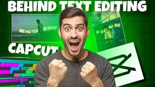Behind Lyrics Text Video Editing in Capcut | Text Behind Object Capcut | Trending Reels Edit