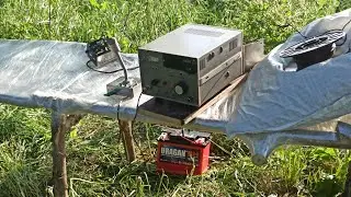 Шарманка в полевых условиях. Пробный выезд.