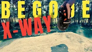 Taking the Begode X-Way & Blitz over some small jumps