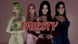 The Sims 4 模拟人生4 | THIRSTY - AESPA Dance cover by hinokisims | Hinoki