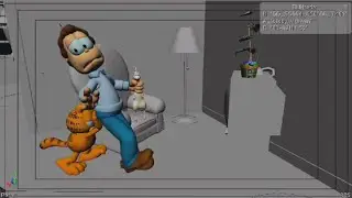 Weird animation error in the Garfield Show only in the English version!
