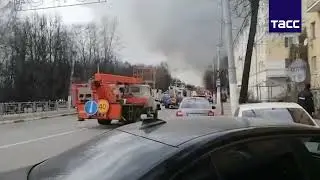 В Твери сгорел НИИ Воздушно-космической Обороны РФ