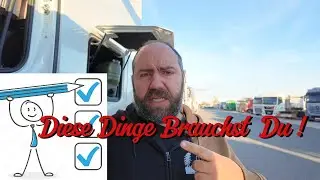 Your first week of long-distance haulage? What you should bring! Trucker tips for beginners