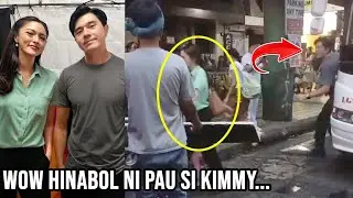 Paulo HINABOL si KIMMY sa BUS STATION! NAKAKAKILIG na EKSENA sa BTS ng MOVIE NILA!