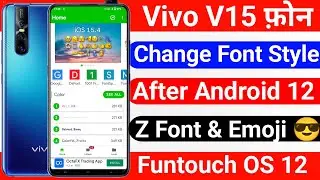 Z Font Apply Problem Solve Vivo V15 | Vivo V15 Apply Font After Android 12