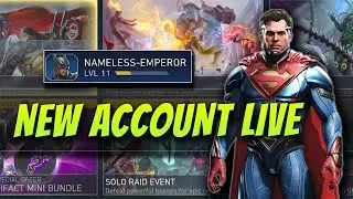 Live New Account Series | Solo Raids | Injustice 2 Mobile