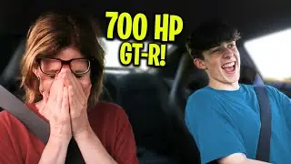 MOM REACTS TO FBO NISSAN GTR (700HP)