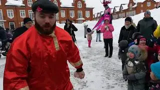 Шоу богатырей в Москве на масленице