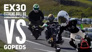 Electric Unicycles (EUC) and ExtremeBull K6 take on GoPeds