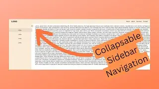 Collapsable Sidebar with HTML, CSS and JavaScript - ramCoder
