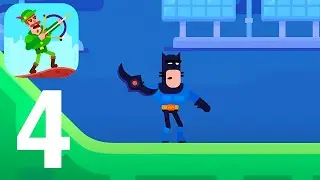 Batman is here Bowmasters gameplay walkthrough part 4 (android and iOS)