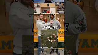 FAMU RB Lelan Wilhoite shows off his locker 