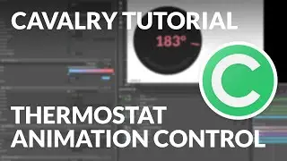 Cavalry Tutorial - How to Animate a Thermostat [Animation Control]