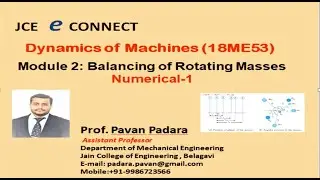 DOM : Numericals on Balancing of Rotating Masses (Part-1)