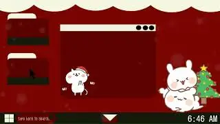 Christmas Computer Intro Template *No Text*