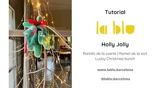 Tutorial paso a paso para coser el panel navideño HOLLY JOLLY de La Blu
