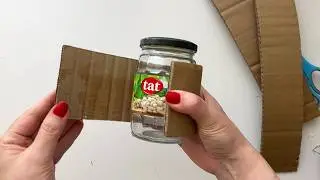 DIY 🫖 Creative Upcycling 👉 Glass Jar to Decorative Teapot