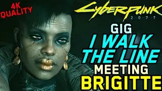 Cyberpunk 2077 - Meeting Brigitte - 4K GITS Graphics Mod Cinematic Experience