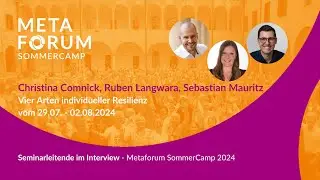 C. Comnick, R. Langwara und S. Mauritz - Seminarleitende im Interview | Metaforum SommerCamp 2024