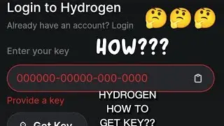 HYDROGEN | HOW TO GET KEY???