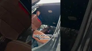 Dodge Ram mega cab star headliner