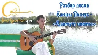 Танцы минус - цветут цветы (видео урок) как играть на гитаре