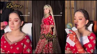 Arisha Razi's Barat Day Royal Makeup Tutorial|Royal Wedding Makeup