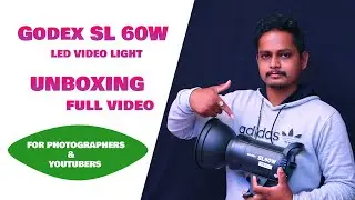 GODOX SL-60W 60W 5600±300K LED Video Light  Full Unboxing Video