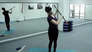 стоячая суставная гимнастика с инвентарём