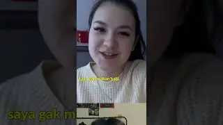 cewe bule muslim ini nyaman sama orang indonesia 