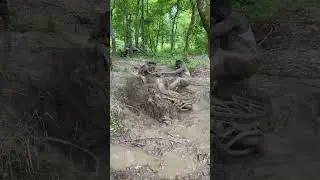 NASTY CANAM RENEGADE ON 34 INCH ASSASSINATORS #shorts #canam #mudding #xmr1000 #￼atv #short