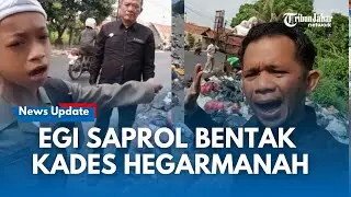 MOMEN, Egi Saprol bentak Kades Hegarmanah, Saat Bupati Om Zein Sidak Tumpukan Sampah Pinggir Jalan