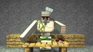 Мультфильм, пародия на майнкрафт #1  The Iron Golem