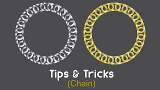 TIPS & TRICKS on How to make a Round Chain using Coreldraw