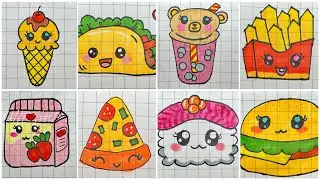 Vẽ đồ ăn thức uống cute đáng yêu  | Sherry's Art #1