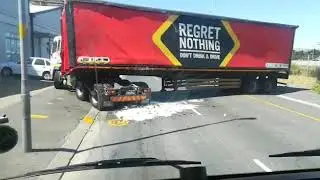 LUSTIGES VIDEO DER KANN KEIN LKW FAHREN