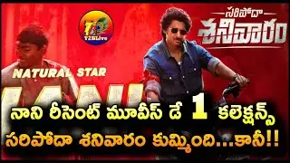 Saripodhaa Sanivaaram 1st Day Total Collection | Nani Last 5 Movies 1st Day Collection Worldwide