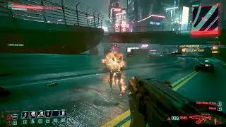 Cyberpunk 2077 Game Mechanics: EMP destroys robots instantly.