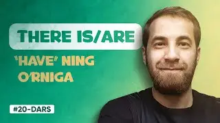20-DARS | There is/are (INGLIZ TILIDAGI 