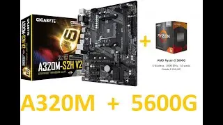 👍🏻 Placa A320M con Ryzen 5600G