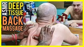 ASMR DEEP TISSUE BACK and ARMS MASSAGE  - ASMR NO TALKING