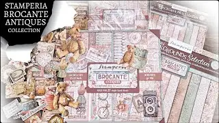 Stamperia Brocante Antiques Paper Collection & Ephemera | Flip-through
