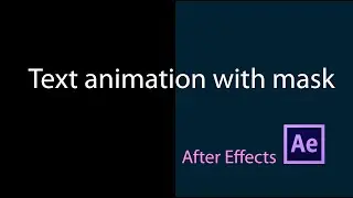 Text animation with mask 