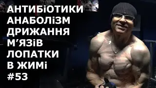Зведення лопаток в жимі лежачи, дрижання м'язів в новачків, антибіотики – анаболізм і засмага? #53