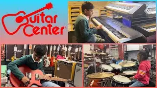 💥அமெரிக்கா MUSIC INSTRUMENTAL STORE-la  இவ்வலோ Varieties இருக்கா⁉️ #guitarcenter #Plano #usa #tamil