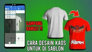 TUTORIAL ⁉️Cara Membuat Desain Mock Up Kaos Di Android